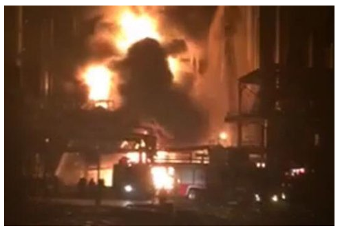 【警钟长鸣】辽宁抚顺一化工厂爆炸起火 附近居民楼有晃动