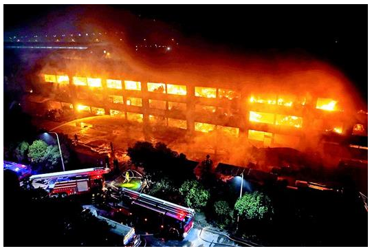 【警钟长鸣】武汉一造纸厂发生火灾 过火面积近千平方米